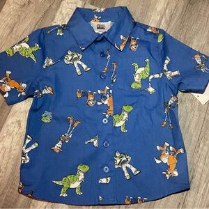 Toys story Print Button Down shirt